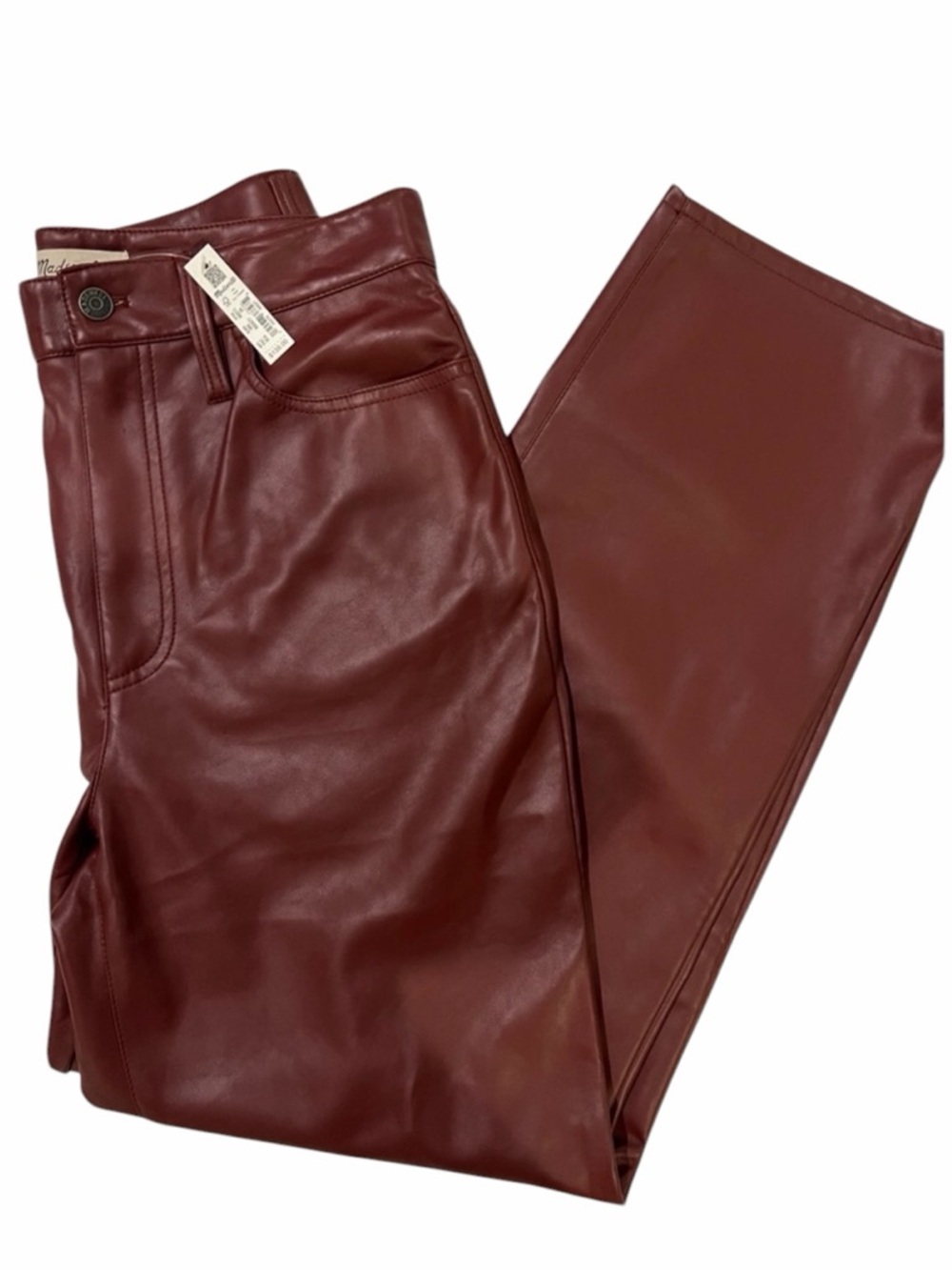 MADEWELL leather pants-NEW!! ❤️🩷🤎